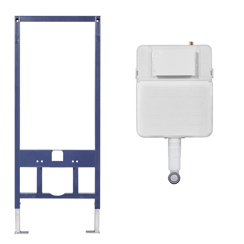 P 罠 壁の裏側 立方形 トイレタンク / プッシュボタンパネル付き